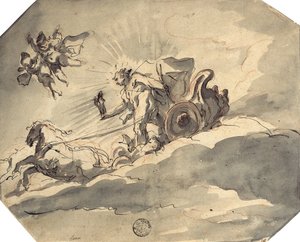 Apollo in his Chariot by Cosmas Damian Asam